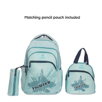 Fido Fighter Pro Ergonomic School Backpack 3-in-1 Combo Set